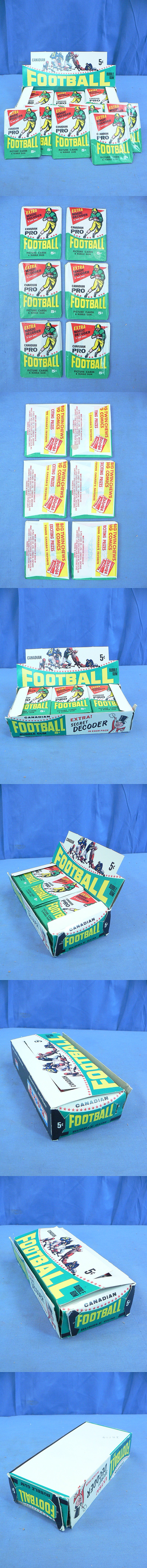 1964 TOPPS CFL FOOTBALL WAX PACK BOX photo