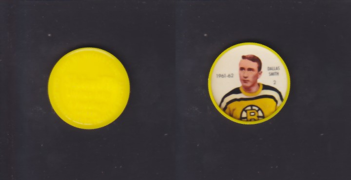 1961-62 SHIRRIFF/SALADA HOCKEY COIN #2 D.SMITH photo 1961-62 SHIRRIFF/SALADA HOCKEY COIN #2 D.SMITH photo