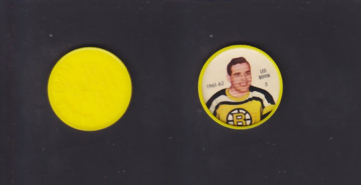 1961-62 SHIRRIFF/SALADA HOCKEY COIN #5 L.BOIVIN photo 1961-62 SHIRRIFF/SALADA HOCKEY COIN #5 L.BOIVIN photo