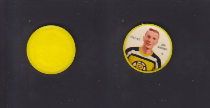 1961-62 SHIRRIFF/SALADA HOCKEY COIN #6 D.MCKENNEY photo 1961-62 SHIRRIFF/SALADA HOCKEY COIN #6 D.MCKENNEY photo