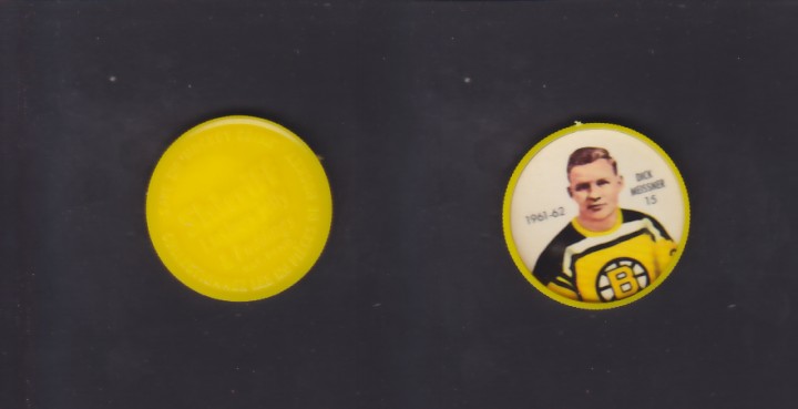 1961-62 SHIRRIFF/SALADA HOCKEY COIN #15 D.MEISSNER photo 1961-62 SHIRRIFF/SALADA HOCKEY COIN #15 D.MEISSNER photo