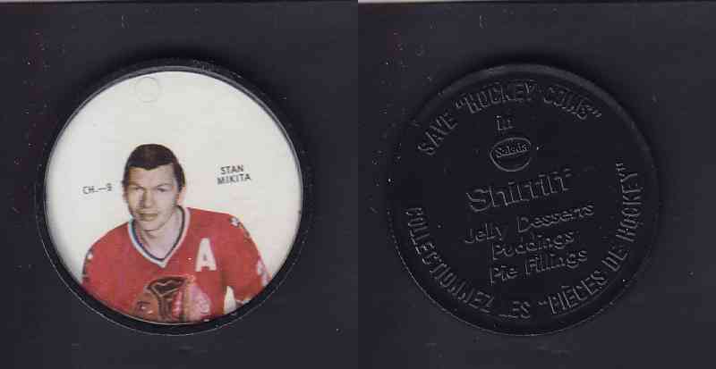 1968-69 SHIRRIFF HOCKEY COIN S. MIKITA CHI-9 photo 1968-69 SHIRRIFF HOCKEY COIN S. MIKITA CHI-9 photo