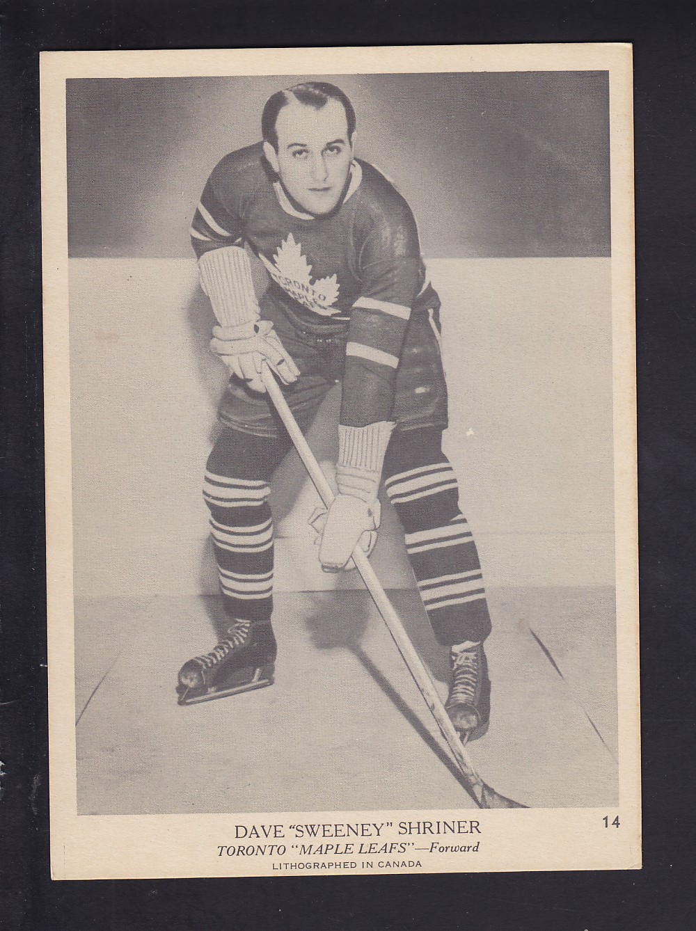 1939-40 O-PEE-CHEE HOCKEY CARD #14 D. SHRINER photo 1939-40 O-PEE-CHEE HOCKEY CARD #14 D. SHRINER photo