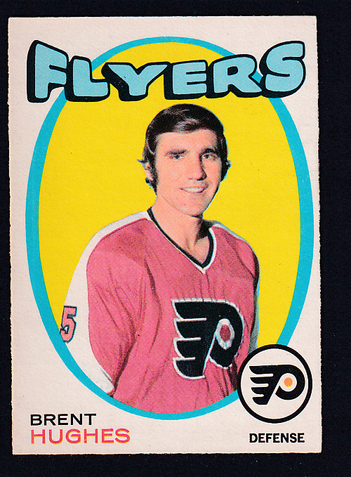 1971-72 O-PEE-CHEE HOCKEY CARD #205 B. HUGHES photo 1971-72 O-PEE-CHEE HOCKEY CARD #205 B. HUGHES photo