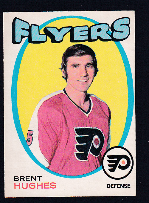 1971-72 O-PEE-CHEE HOCKEY CARD #205 B. HUGHES photo 1971-72 O-PEE-CHEE HOCKEY CARD #205 B. HUGHES photo