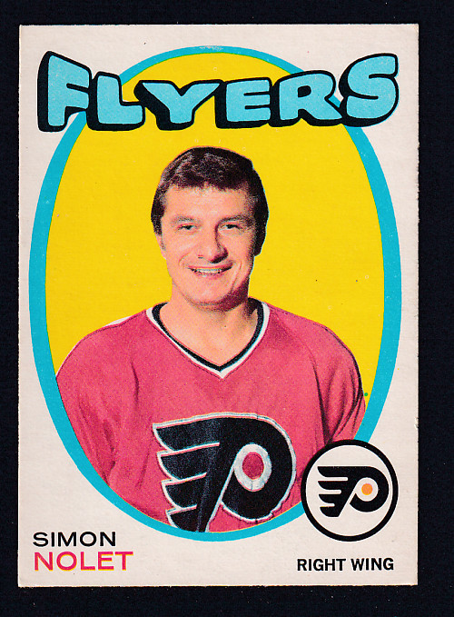1971-72 O-PEE-CHEE HOCKEY CARD #206 S. NOLET photo 1971-72 O-PEE-CHEE HOCKEY CARD #206 S. NOLET photo