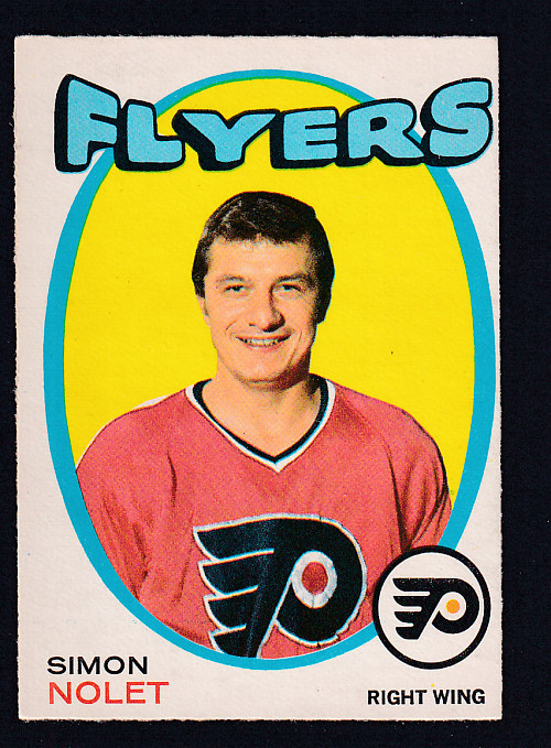 1971-72 O-PEE-CHEE HOCKEY CARD #206 S. NOLET photo 1971-72 O-PEE-CHEE HOCKEY CARD #206 S. NOLET photo