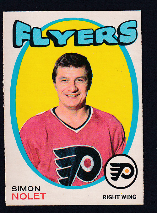 1971-72 O-PEE-CHEE HOCKEY CARD #206 S. NOLET photo 1971-72 O-PEE-CHEE HOCKEY CARD #206 S. NOLET photo