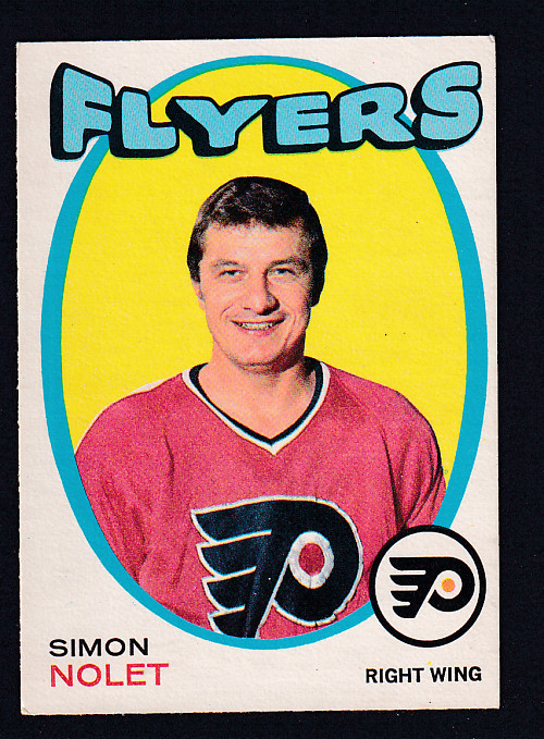 1971-72 O-PEE-CHEE HOCKEY CARD #206 S. NOLET photo 1971-72 O-PEE-CHEE HOCKEY CARD #206 S. NOLET photo