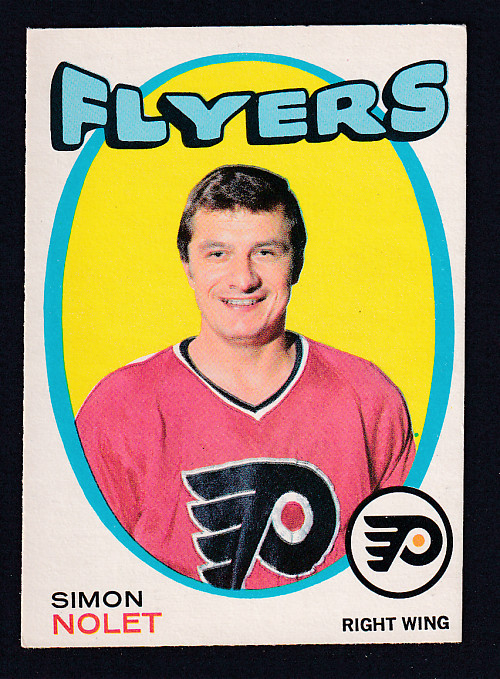 1971-72 O-PEE-CHEE HOCKEY CARD #206 S. NOLET photo 1971-72 O-PEE-CHEE HOCKEY CARD #206 S. NOLET photo