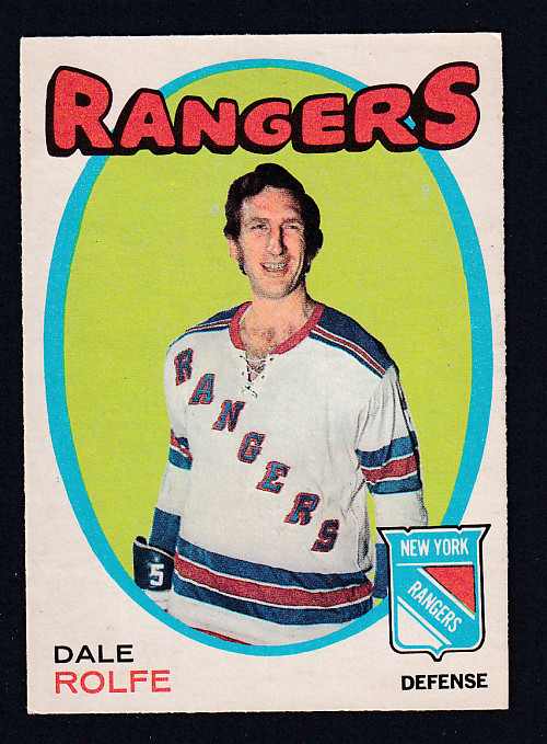 1971-72 O-PEE-CHEE HOCKEY CARD #219 D. ROLFE photo 1971-72 O-PEE-CHEE HOCKEY CARD #219 D. ROLFE photo