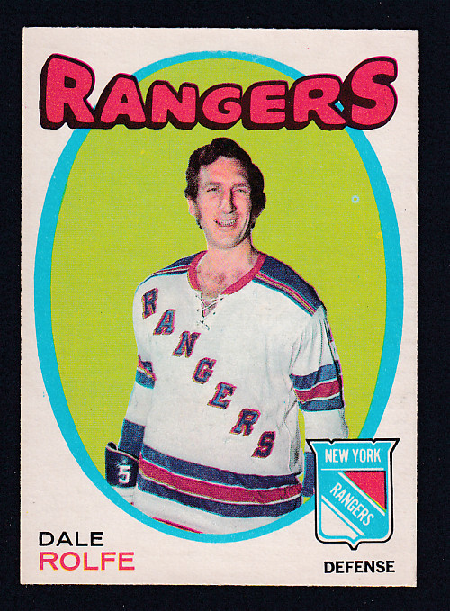 1971-72 O-PEE-CHEE HOCKEY CARD #219 D. ROLFE photo 1971-72 O-PEE-CHEE HOCKEY CARD #219 D. ROLFE photo