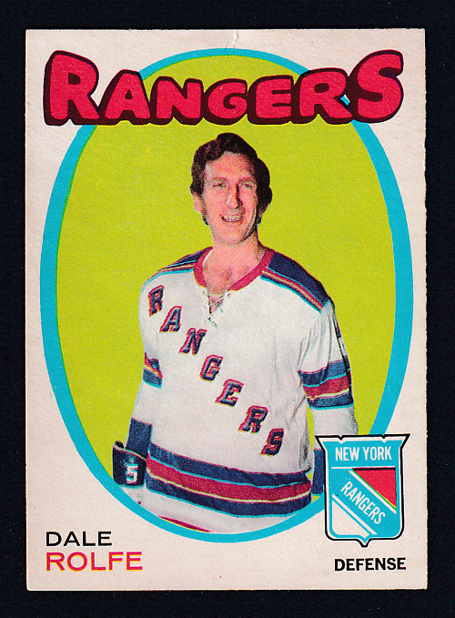 1971-72 O-PEE-CHEE HOCKEY CARD #219 D. ROLFE photo 1971-72 O-PEE-CHEE HOCKEY CARD #219 D. ROLFE photo