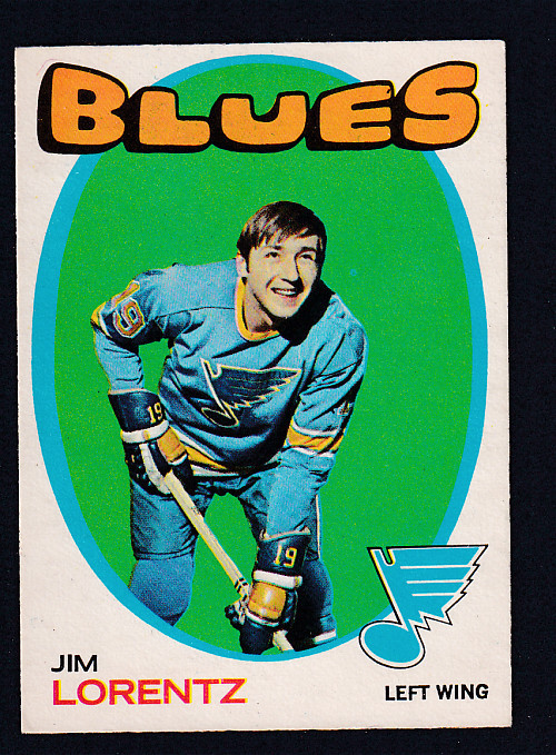 1971-72 O-PEE-CHEE HOCKEY CARD #227 J. LORENTZ photo 1971-72 O-PEE-CHEE HOCKEY CARD #227 J. LORENTZ photo