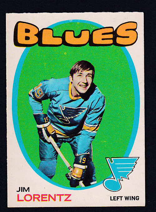 1971-72 O-PEE-CHEE HOCKEY CARD #227 J. LORENTZ photo 1971-72 O-PEE-CHEE HOCKEY CARD #227 J. LORENTZ photo