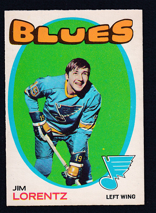 1971-72 O-PEE-CHEE HOCKEY CARD #227 J. LORENTZ photo 1971-72 O-PEE-CHEE HOCKEY CARD #227 J. LORENTZ photo