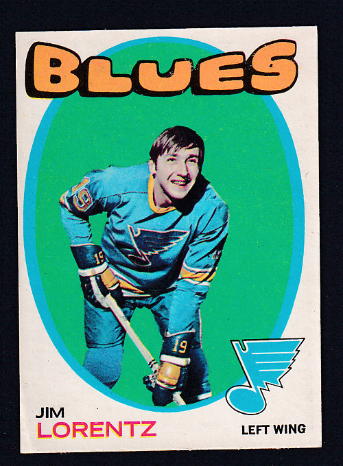 1971-72 O-PEE-CHEE HOCKEY CARD #227 J. LORENTZ photo 1971-72 O-PEE-CHEE HOCKEY CARD #227 J. LORENTZ photo