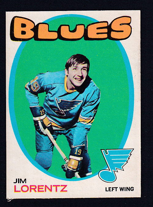 1971-72 O-PEE-CHEE HOCKEY CARD #227 J. LORENTZ photo 1971-72 O-PEE-CHEE HOCKEY CARD #227 J. LORENTZ photo