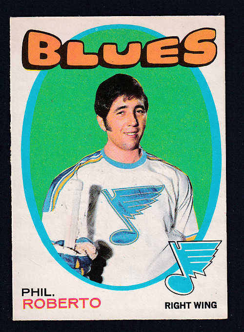 1971-72 O-PEE-CHEE HOCKEY CARD #228 P. ROBERTO photo 1971-72 O-PEE-CHEE HOCKEY CARD #228 P. ROBERTO photo