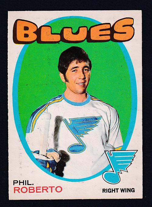 1971-72 O-PEE-CHEE HOCKEY CARD #228 P. ROBERTO photo 1971-72 O-PEE-CHEE HOCKEY CARD #228 P. ROBERTO photo