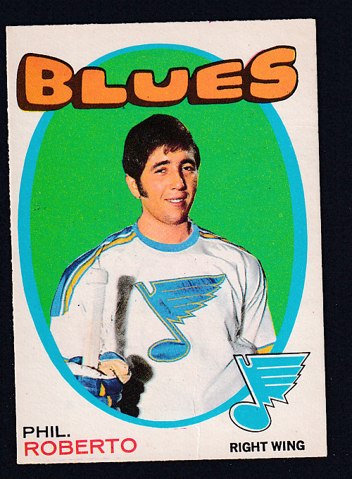 1971-72 O-PEE-CHEE HOCKEY CARD #228 P. ROBERTO photo 1971-72 O-PEE-CHEE HOCKEY CARD #228 P. ROBERTO photo