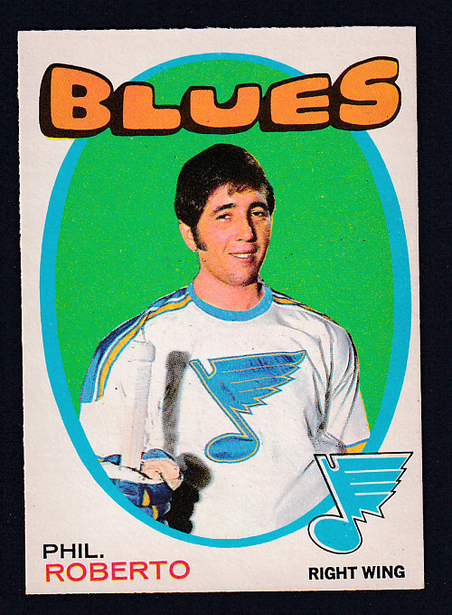 1971-72 O-PEE-CHEE HOCKEY CARD #228 P. ROBERTO photo 1971-72 O-PEE-CHEE HOCKEY CARD #228 P. ROBERTO photo