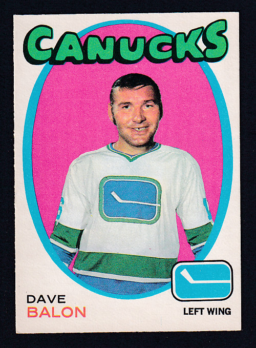 1971-72 O-PEE-CHEE HOCKEY CARD #229 D. BALON photo 1971-72 O-PEE-CHEE HOCKEY CARD #229 D. BALON photo