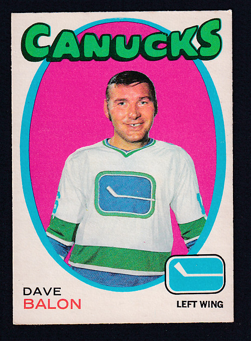 1971-72 O-PEE-CHEE HOCKEY CARD #229 D. BALON photo 1971-72 O-PEE-CHEE HOCKEY CARD #229 D. BALON photo