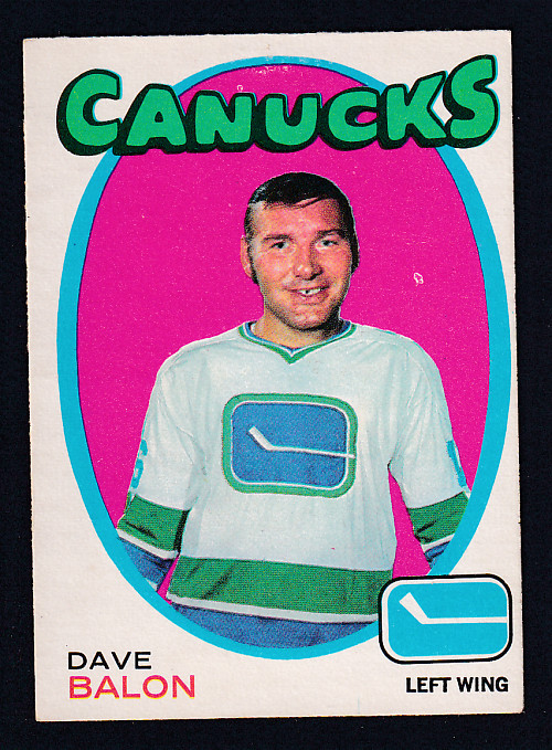 1971-72 O-PEE-CHEE HOCKEY CARD #229 D. BALON photo 1971-72 O-PEE-CHEE HOCKEY CARD #229 D. BALON photo