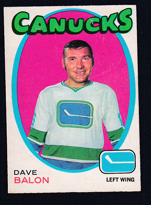 1971-72 O-PEE-CHEE HOCKEY CARD #229 D. BALON photo 1971-72 O-PEE-CHEE HOCKEY CARD #229 D. BALON photo