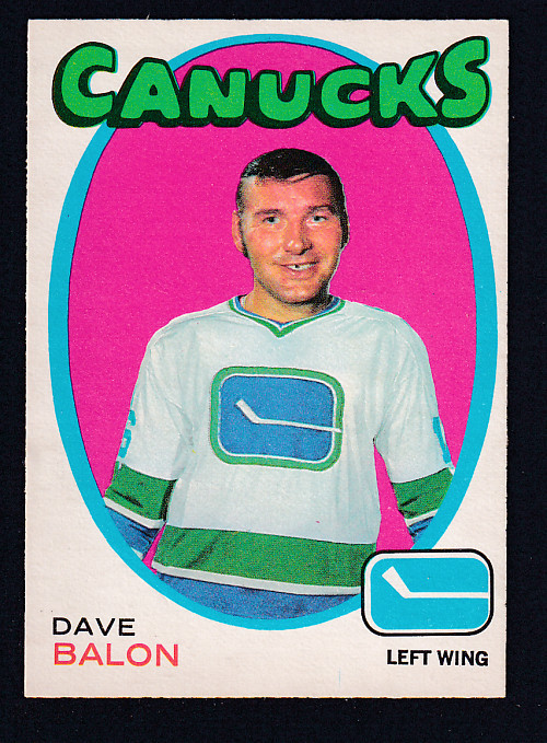 1971-72 O-PEE-CHEE HOCKEY CARD #229 D. BALON photo 1971-72 O-PEE-CHEE HOCKEY CARD #229 D. BALON photo