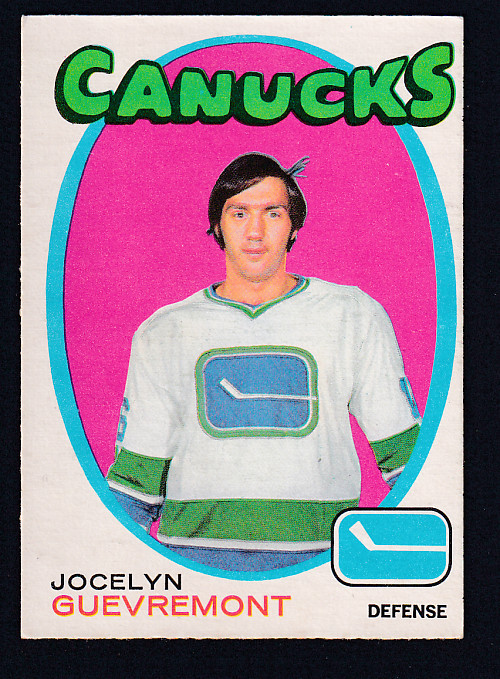 1971-72 O-PEE-CHEE HOCKEY CARD #232 J. GUEVREMONT photo 1971-72 O-PEE-CHEE HOCKEY CARD #232 J. GUEVREMONT photo