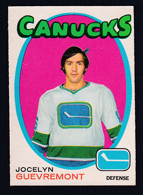 1971-72 O-PEE-CHEE HOCKEY CARD #232 J. GUEVREMONT photo 1971-72 O-PEE-CHEE HOCKEY CARD #232 J. GUEVREMONT photo