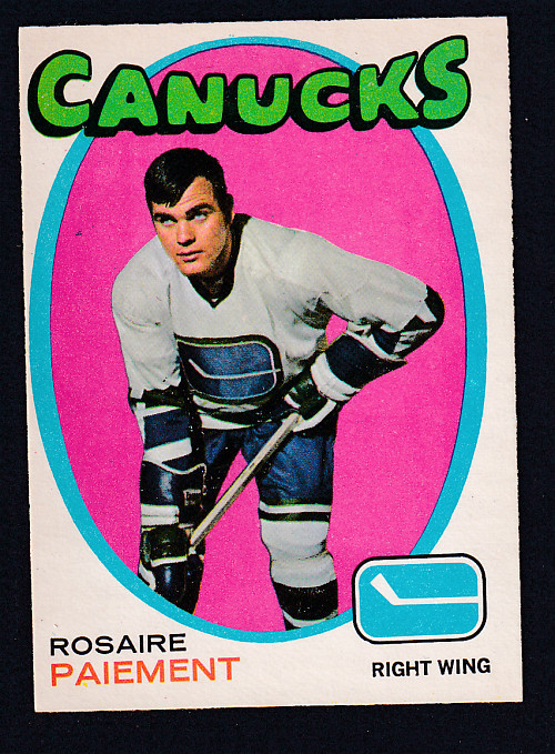 1971-72 O-PEE-CHEE HOCKEY CARD #233 R. PAIEMENT photo 1971-72 O-PEE-CHEE HOCKEY CARD #233 R. PAIEMENT photo