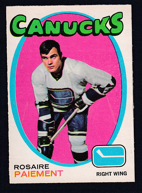 1971-72 O-PEE-CHEE HOCKEY CARD #233 R. PAIEMENT photo 1971-72 O-PEE-CHEE HOCKEY CARD #233 R. PAIEMENT photo