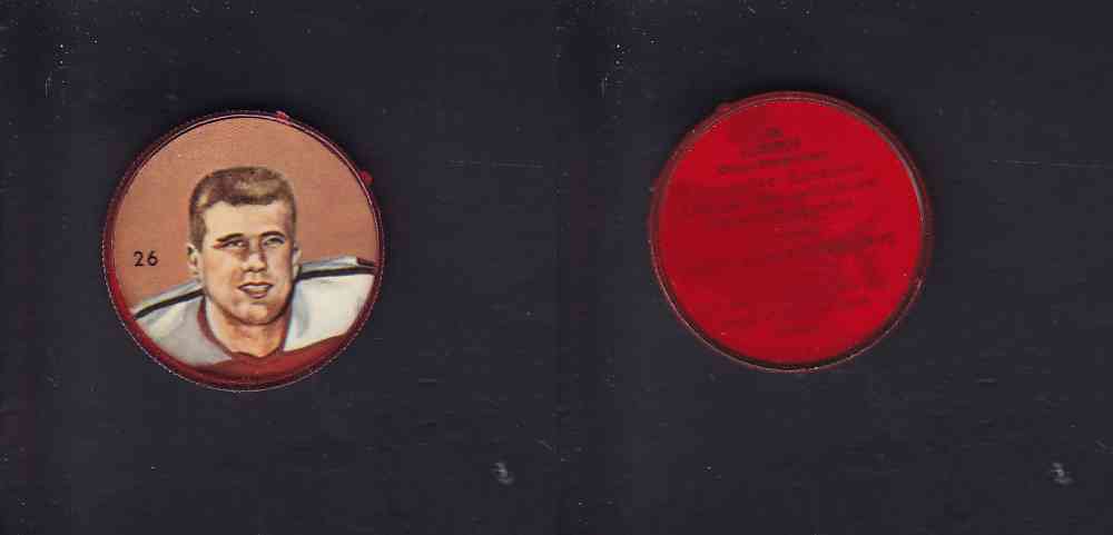 1963 CFL NALLEY'S COIN #26 J. CONROY photo 1963 CFL NALLEY'S COIN #26 J. CONROY photo
