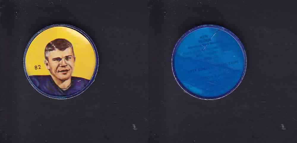 1963 CFL NALLEY'S COIN #82 K. PLOEN photo 1963 CFL NALLEY'S COIN #82 K. PLOEN photo
