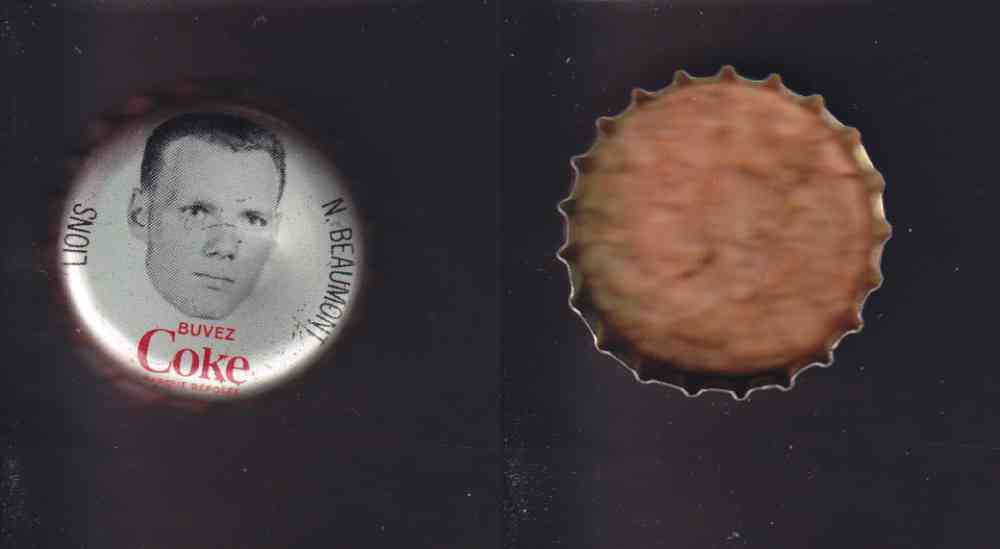 1965 CFL COCA COLA FOOTBALL CAP N. BEAUMONT photo 1965 CFL COCA COLA FOOTBALL CAP N. BEAUMONT photo