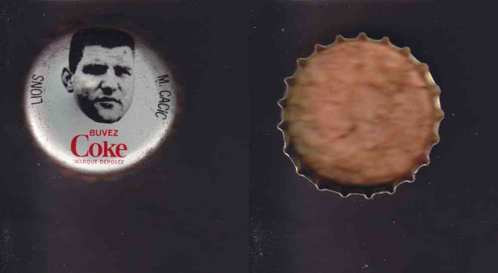 1965 CFL COCA COLA FOOTBALL CAP M. CACIC photo 1965 CFL COCA COLA FOOTBALL CAP M. CACIC photo