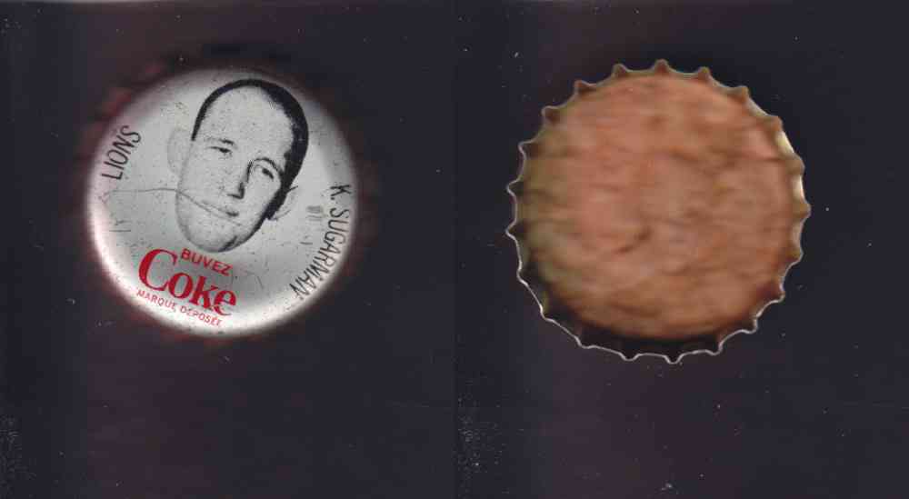 1965 CFL COCA COLA FOOTBALL CAP K. SUGARMAN photo 1965 CFL COCA COLA FOOTBALL CAP K. SUGARMAN photo