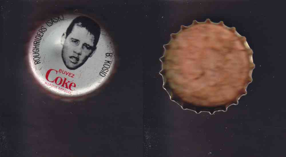 1965 CFL COCA COLA FOOTBALL CAP B. KOSID photo 1965 CFL COCA COLA FOOTBALL CAP B. KOSID photo