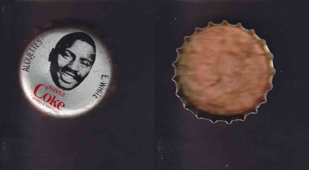 1965 CFL COCA COLA FOOTBALL CAP E. WHITE photo 1965 CFL COCA COLA FOOTBALL CAP E. WHITE photo