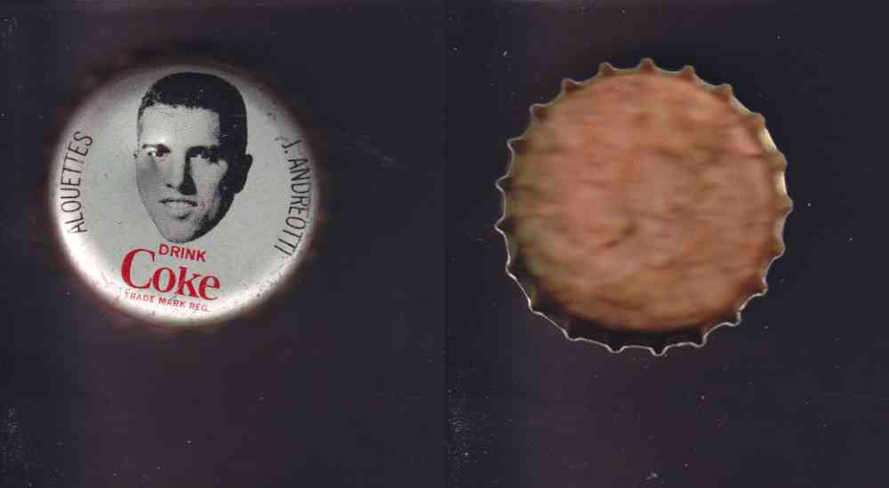 1965 CFL COCA COLA FOOTBALL CAP J. ANDREOTTI photo 1965 CFL COCA COLA FOOTBALL CAP J. ANDREOTTI photo