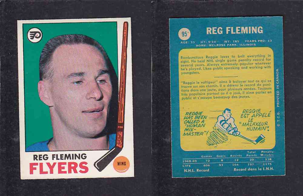 1969-70 O-PEE-CHEE HOCKEY CARD #95 R. FLEMING photo