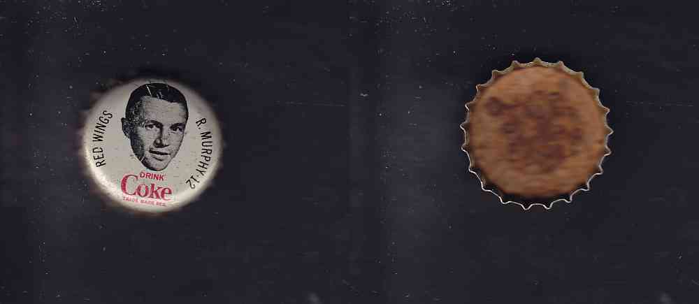 1964-65 COCA-COLA NHL CAPS R. MURPHY photo 1964-65 COCA-COLA NHL CAPS R. MURPHY photo
