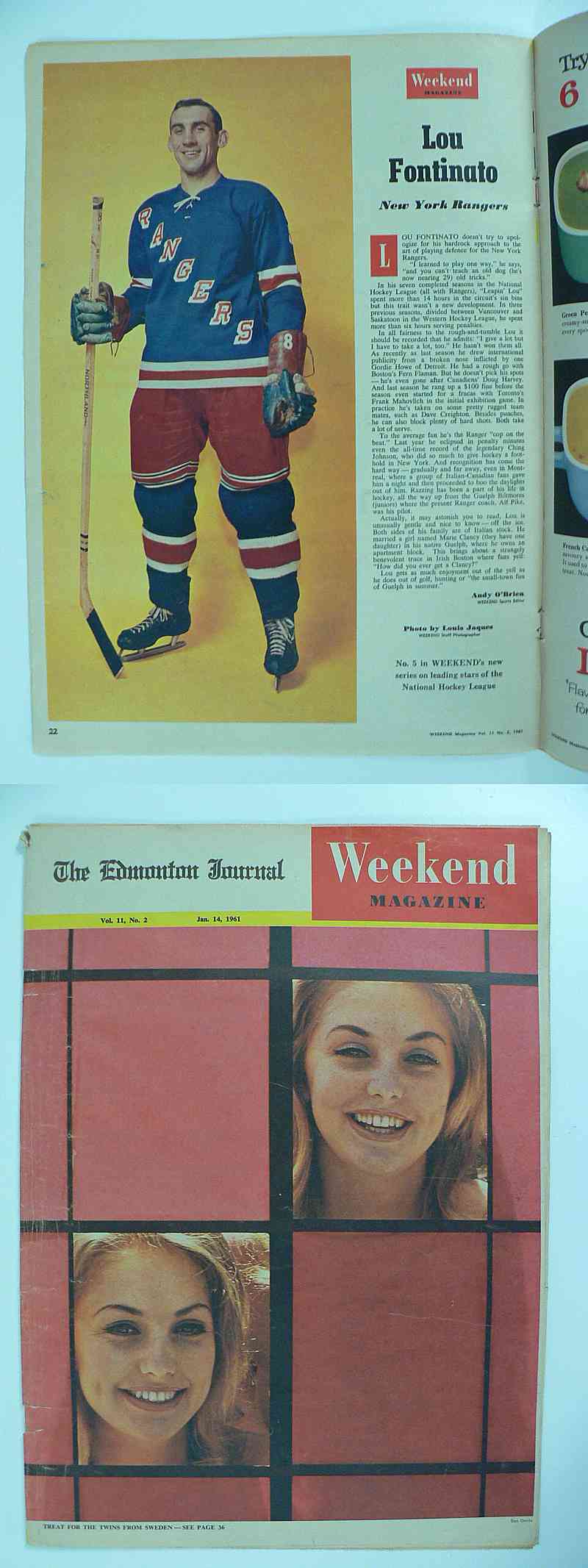 1961 WEEKEND FULL MAGAZINE L.FONTINATO PHOTO photo 1961 WEEKEND FULL MAGAZINE L.FONTINATO PHOTO photo