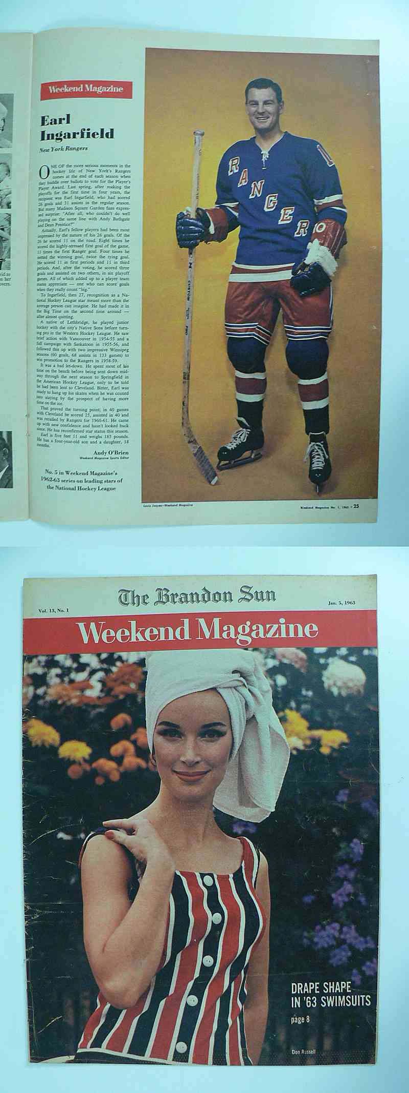 1963 WEEKEND FULL MAGAZINE E.INGARFIELD PHOTO photo 1963 WEEKEND FULL MAGAZINE E.INGARFIELD PHOTO photo