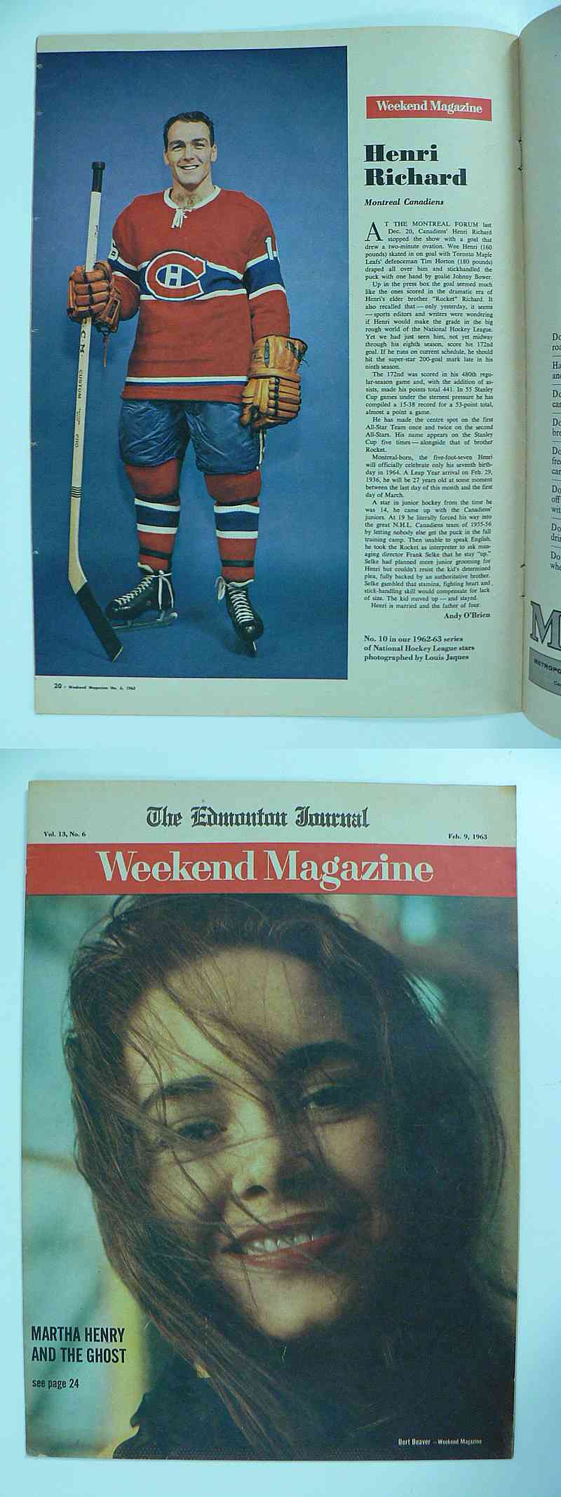 1963 WEEKEND FULL MAGAZINE H.RICHARD PHOTO photo 1963 WEEKEND FULL MAGAZINE H.RICHARD PHOTO photo