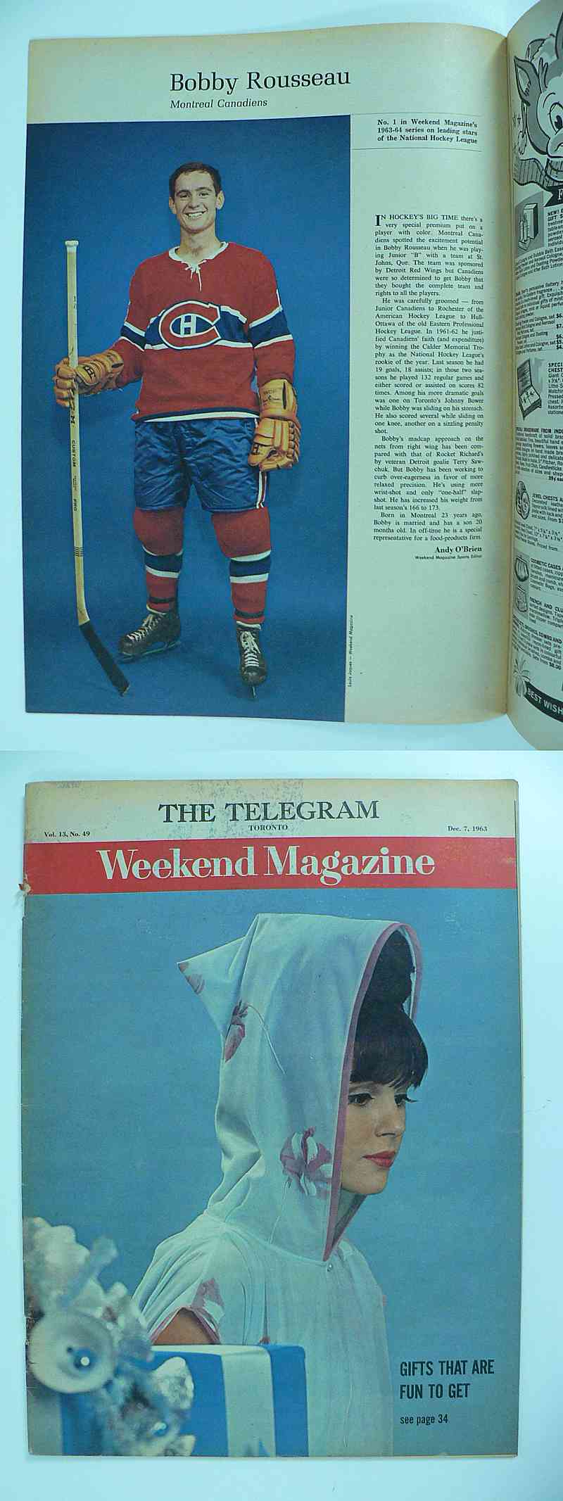 1963 WEEKEND FULL MAGAZINE B.ROUSSEAU PHOTO photo 1963 WEEKEND FULL MAGAZINE B.ROUSSEAU PHOTO photo