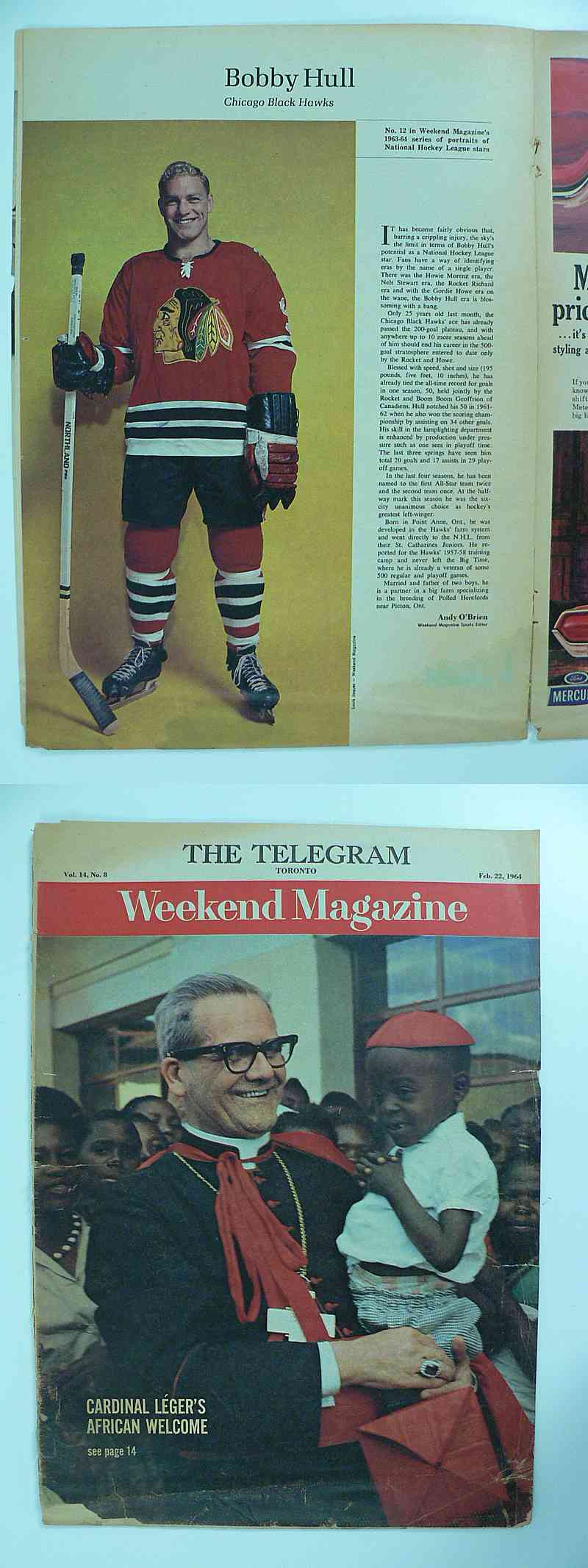 1964 WEEKEND FULL MAGAZINE B.HULL PHOTO photo 1964 WEEKEND FULL MAGAZINE B.HULL PHOTO photo